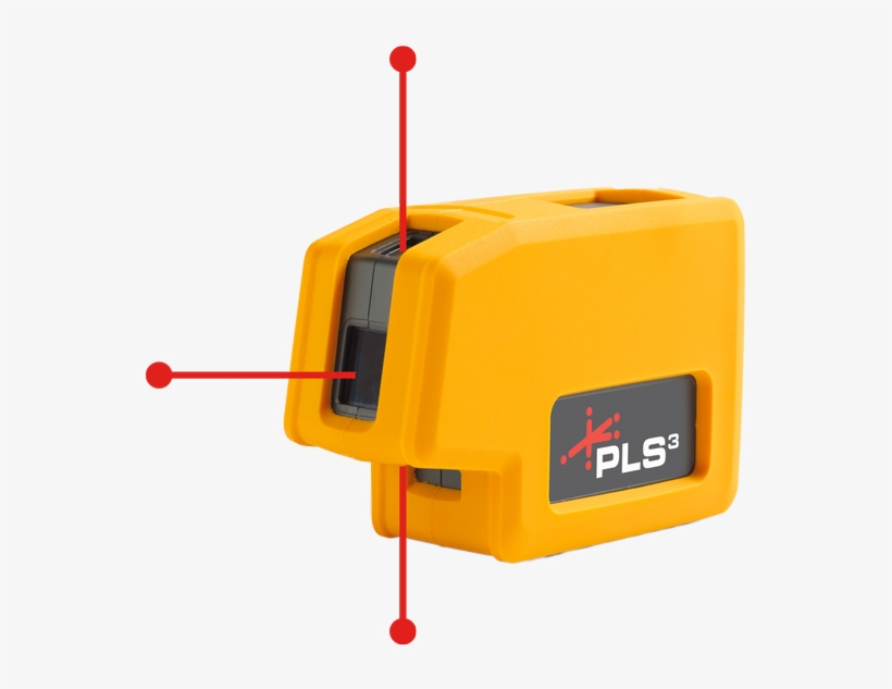 Pls 3 R 01a C - Fluke 180lr - 2 Line Laser Level - Red, transparent png download