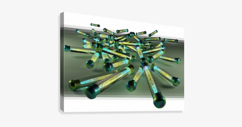 Glowing Tubes 01 Canvas Print - Toy, transparent png download
