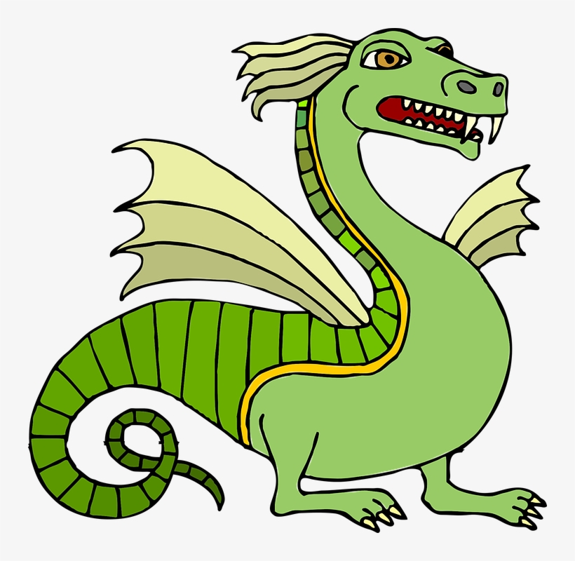 Asia, Dragon, De Miedo, Fuego, Mítico, Fantasía - Dragon Del Miedo, transparent png download