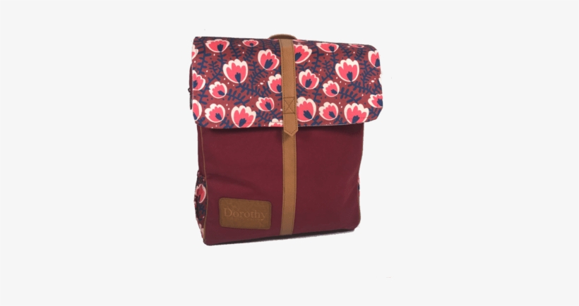 Mochila Retro Flores - Shoulder Bag, transparent png download