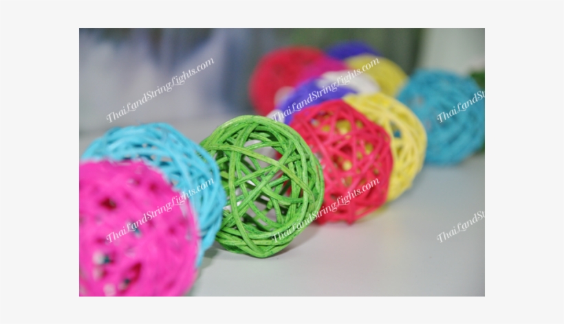 Hampton Bay 10-light Natural Rattan Ball String Lights, transparent png download