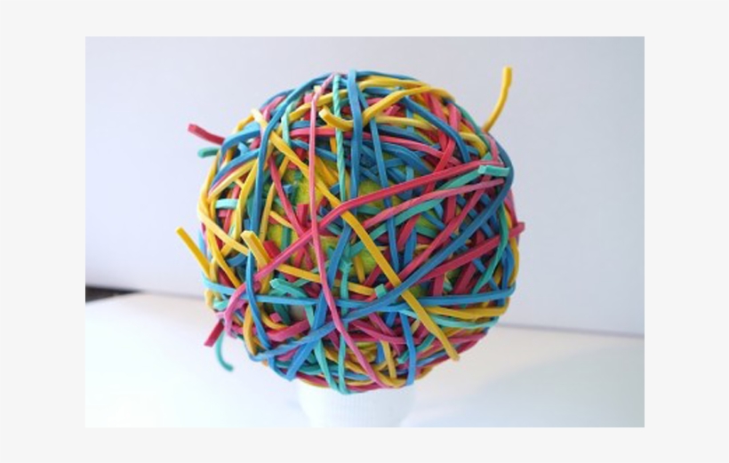 10 Repurpose Crafts For Kids - Rubber Band, transparent png download