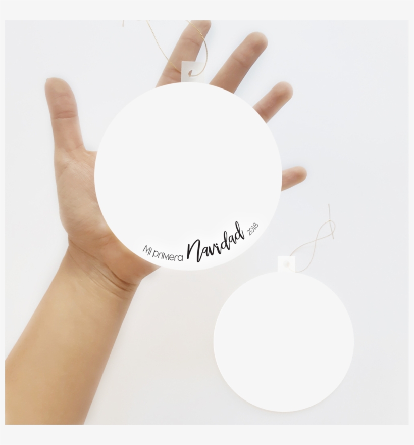 Esferas Acrílico Mi Primera Navidad - Circle, transparent png download