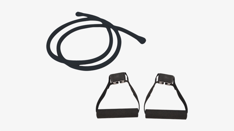 Black Resistance Band - Beachbody B-lines Heavy Resistance Band With Handles,, transparent png download