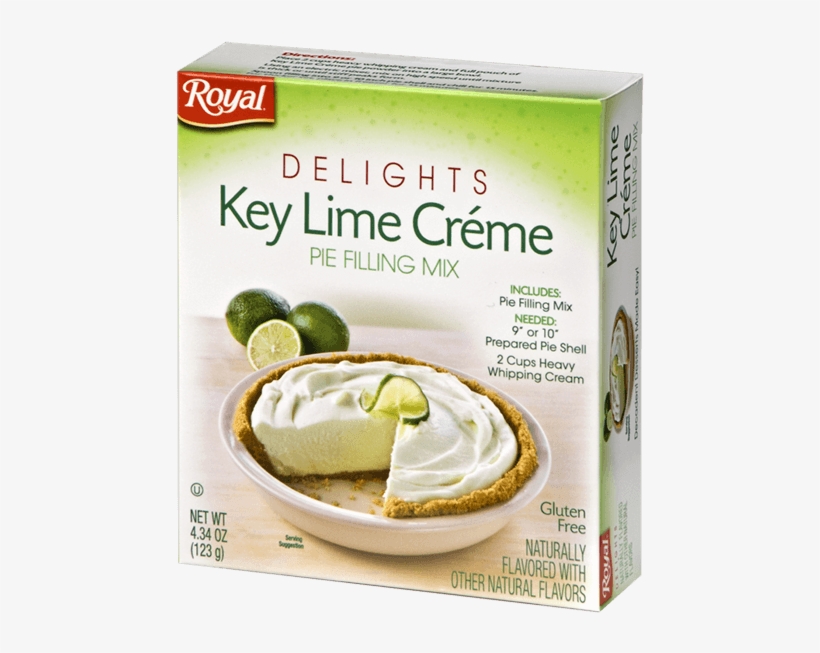 Key Lime Crème Pie Filling - Royal Delights Strawberry Creme Pie Filling Mix, transparent png download