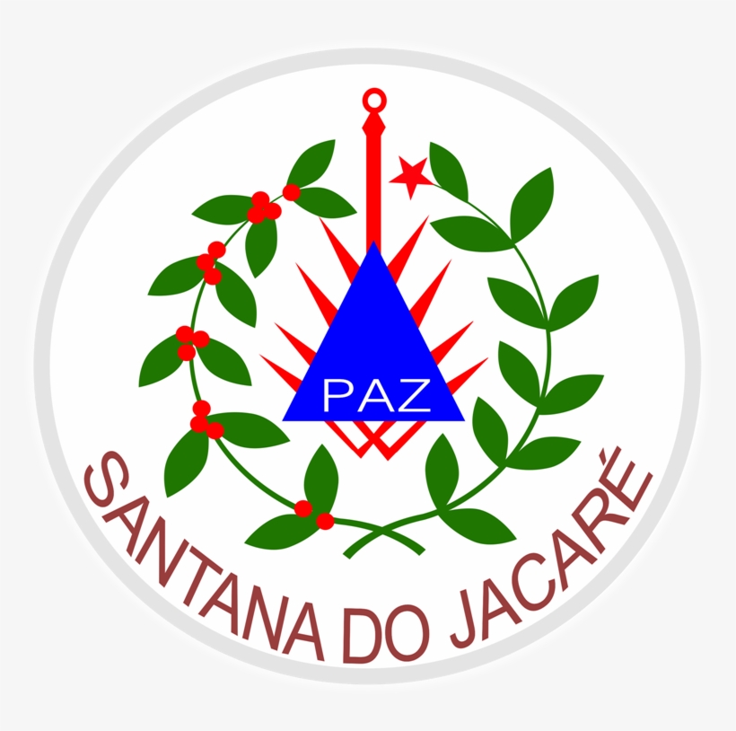 Bandeira Santana Do Jacaré - Emblem, transparent png download