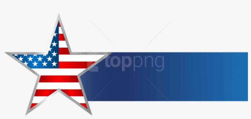 Usa Flag Banner Png, transparent png download