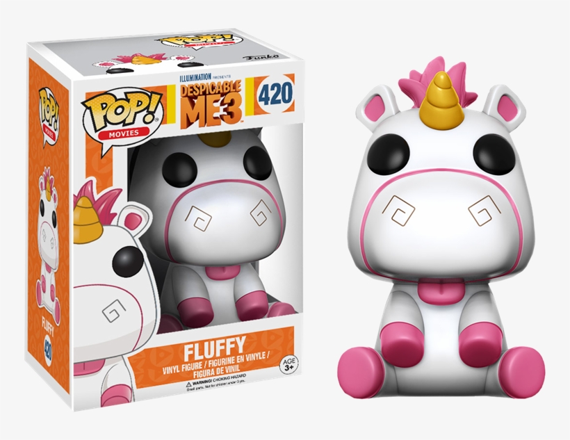 Funko Pop Despicable Me - Fluffy Funko Pop, transparent png download