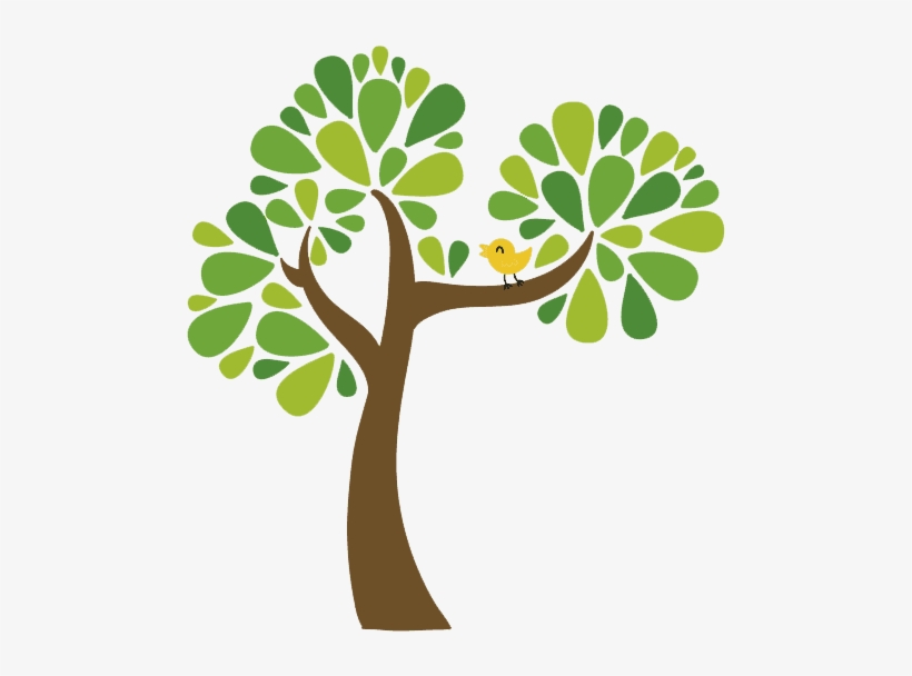 Vinilo Decorativo Árbol Infantil - Tree, transparent png download