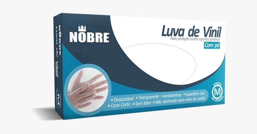 Luva De Procedimento Em Vinil Com Amido - Luva De Latex Nobre, transparent png download