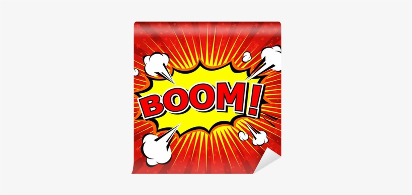 Comic Speech Bubble, Cartoon Wall Mural • Pixers® • - Boem Cartoon, transparent png download