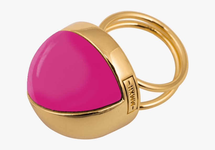 Ioaku The Planet Ring Gold Cerise - Gold, transparent png download