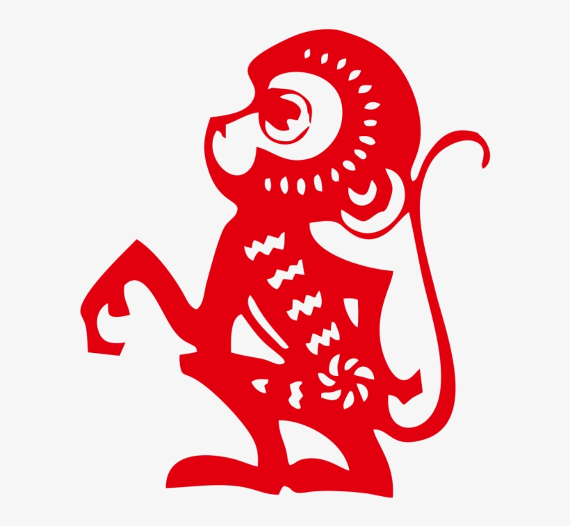 Fire Monkey In Png Format With Transparent Background - Chinese Zodiac Sign Monkey, transparent png download