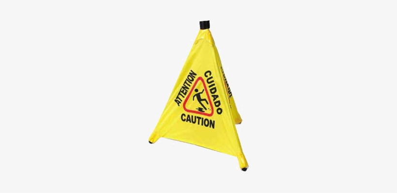 Winco Csf-4 Sign, Wet Floor - Wet Floor Pop Up, transparent png download