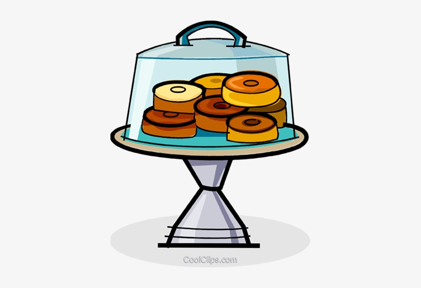 Donuts In A Display Case Royalty Free Vector Clip Art - Food Covered Clip Art, transparent png download