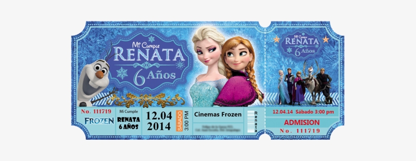 Formato Para Invitacion - Disney Frozen Princess Anna Queen Elsa Sisters Silver, transparent png download
