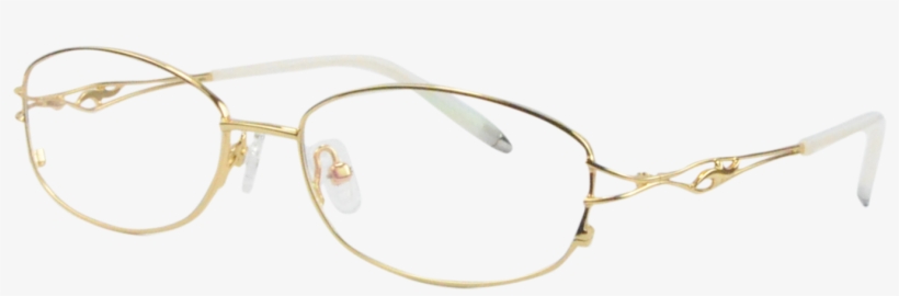 M56132 Gold Womens Eyeglasses - Radon Prescription Glasses Full Rim Col 1, transparent png download