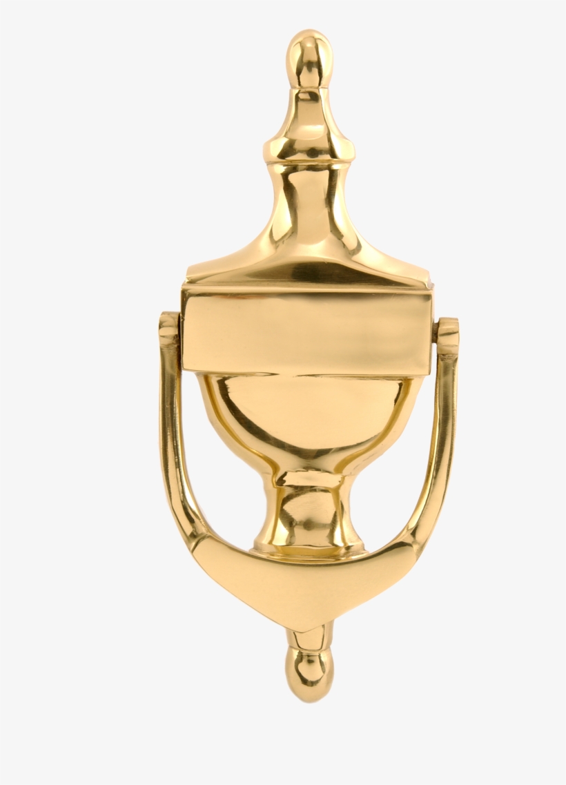 6” Victorian Style Urn Door Knocker - Centurion Vb41l 6" Polished Brass Victorian Urn Door, transparent png download
