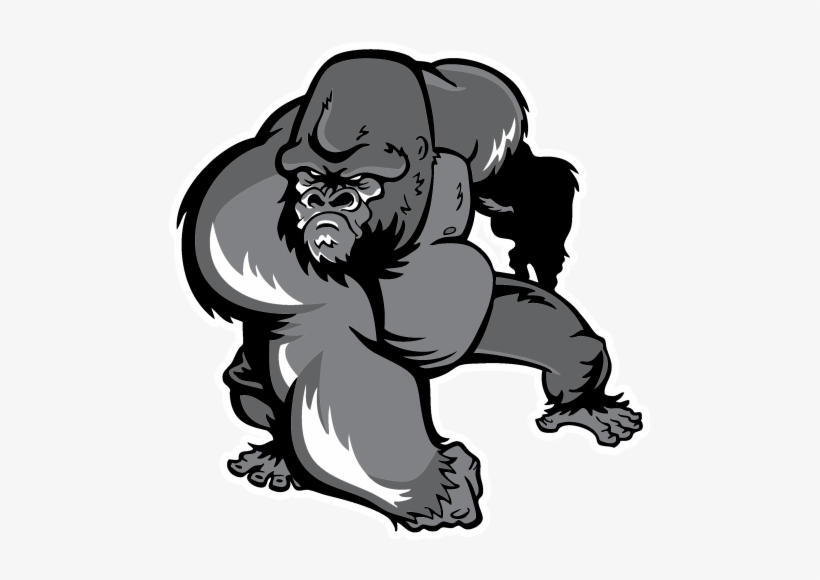 Gorilla - Big Gorilla Sticker, transparent png download