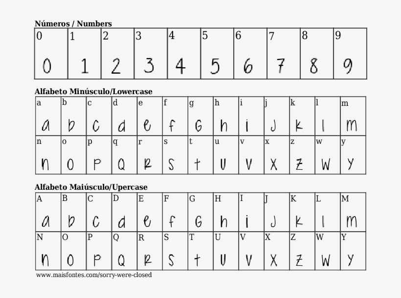 Fuente Detalles Sorry Were Closed - Font, transparent png download