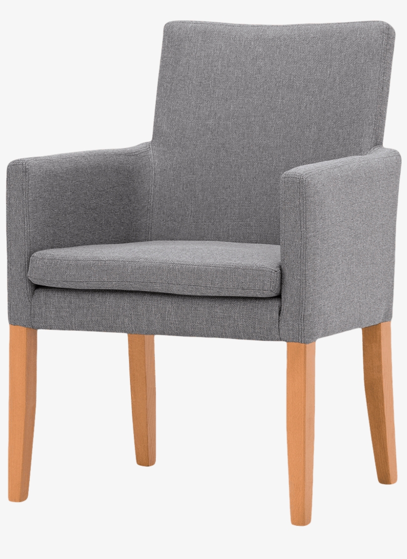 Chandler Silla De Comedor De Tela Quantum - Armleunstoel Katha - Geweven Stof - Donker Beukenhout, transparent png download