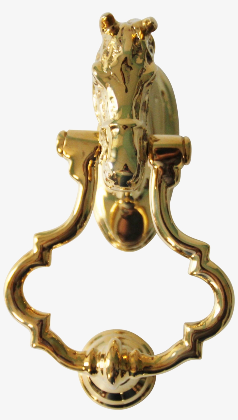 Brass Horse Head Door Knocker On Chairish - Door Knocker, transparent png download