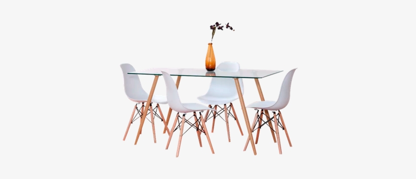 Mesa Comedor Set Fisher 1 4 Sillas - Dining Room, transparent png download