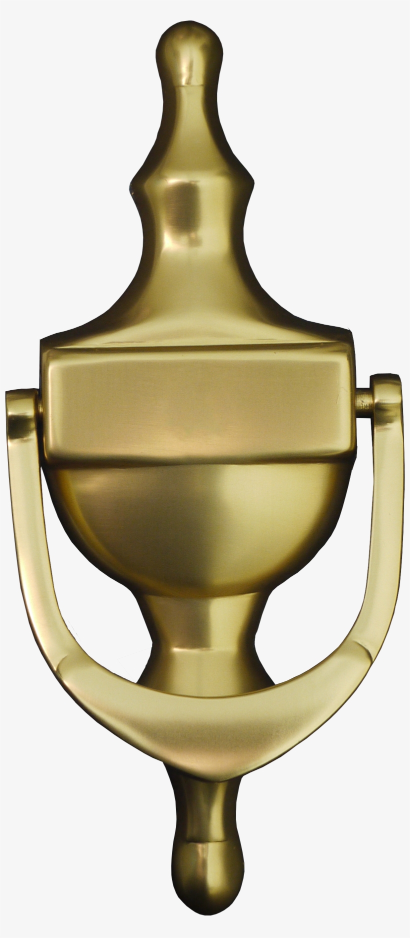 The Victorian Urn Anodised Gold Door Knocker Has Been - Door, transparent png download