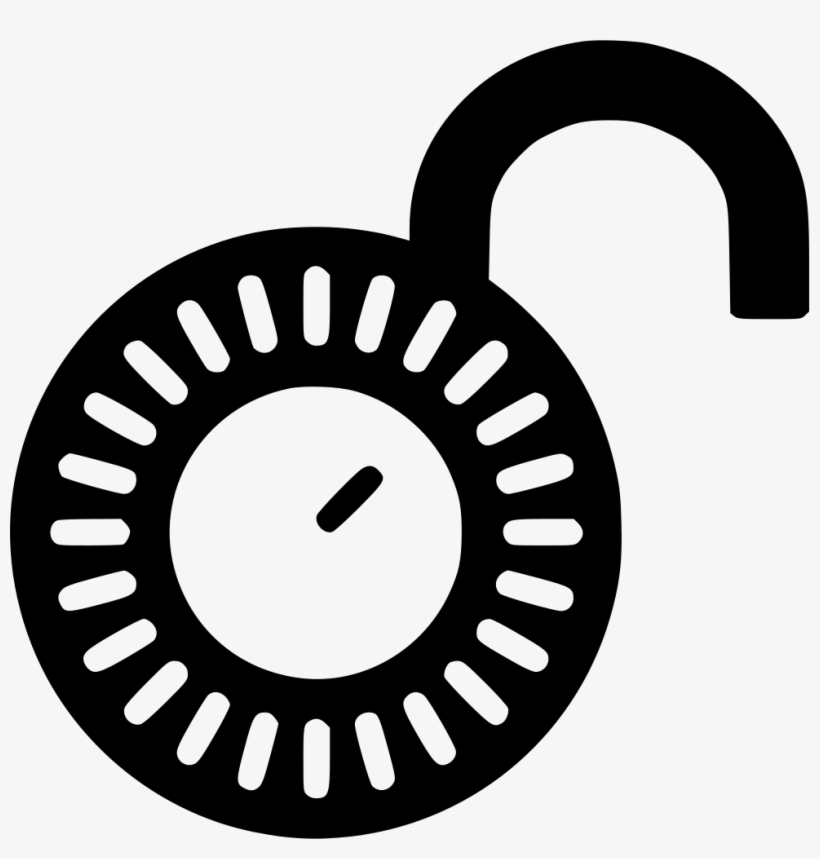 Combination Lock Open - Introduction Inorganic Chemistry, transparent png download