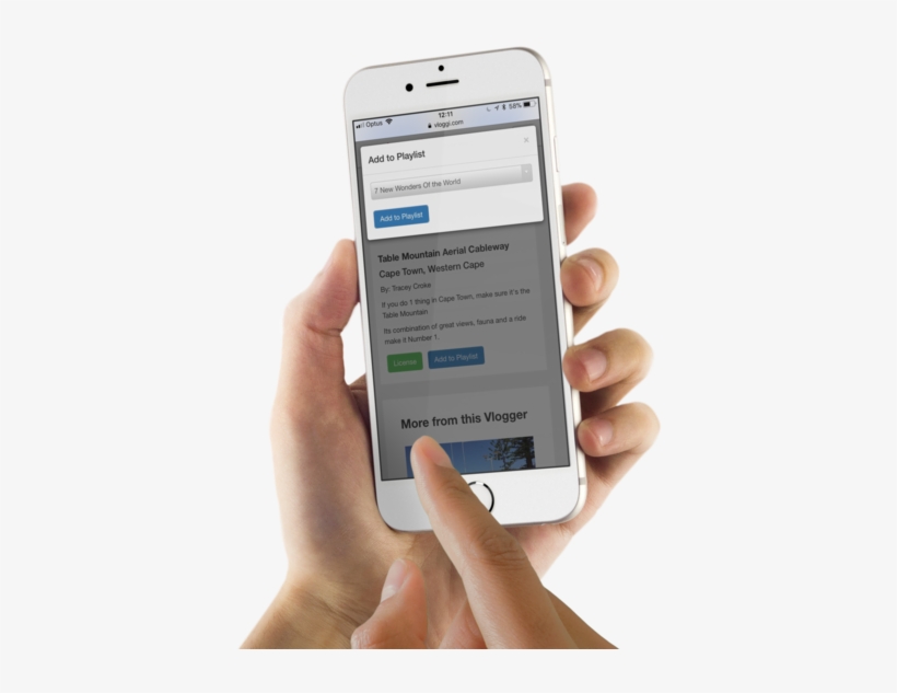 Create A Playlist - Iphone, transparent png download