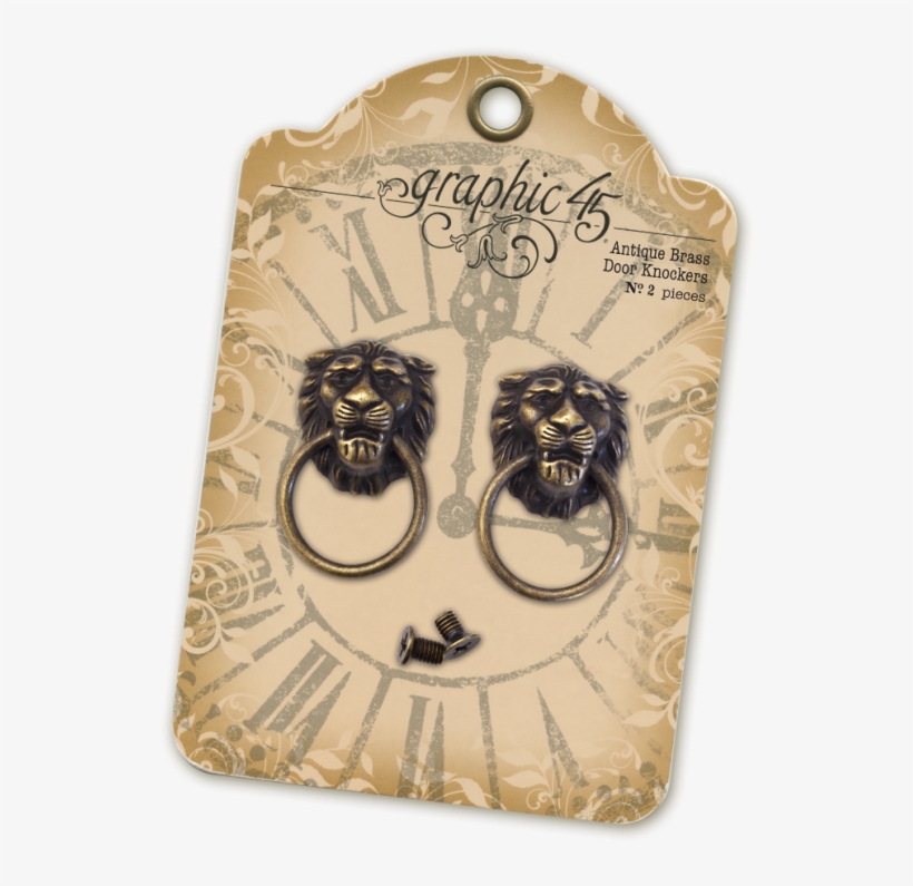 Graphic 45 Staples - Antique Metal Door Pull, transparent png download