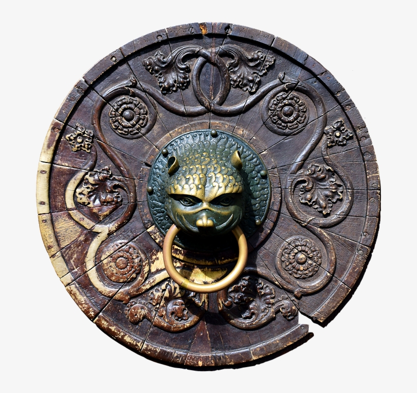 Wood Doorknocker Door - Door, transparent png download