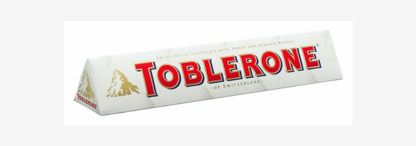 Toblerone 400g Swiss White - Toblerone Milk Chocolate 100g, transparent png download