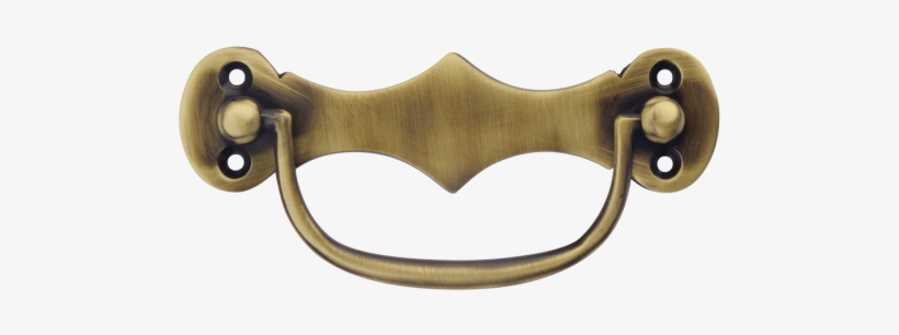 Hobknobs Shaped Backplate Cabinet Handle Door Knocker - Brass, transparent png download