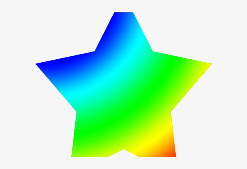 Neon Clipart Green Star - Graphic Design, transparent png download