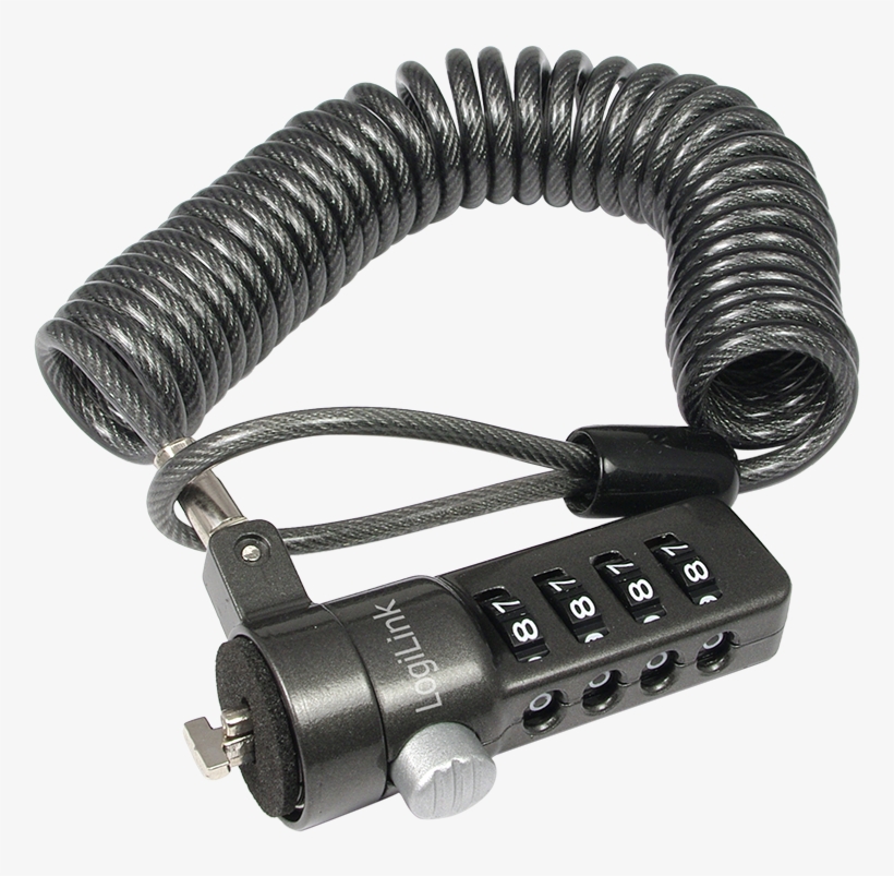 Product Image (png) - Black Lock Laptop, transparent png download