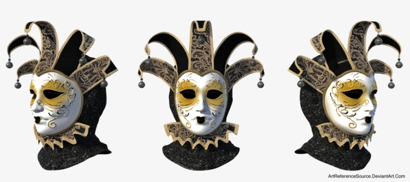 Png Image Information - Zazzle Gold And Black Venetian Carnivale Mask, transparent png download