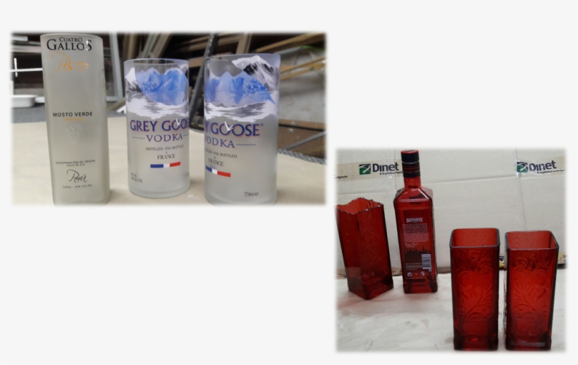 Cortes De Botellas Vidrieriamr1 - Glass Bottle, transparent png download