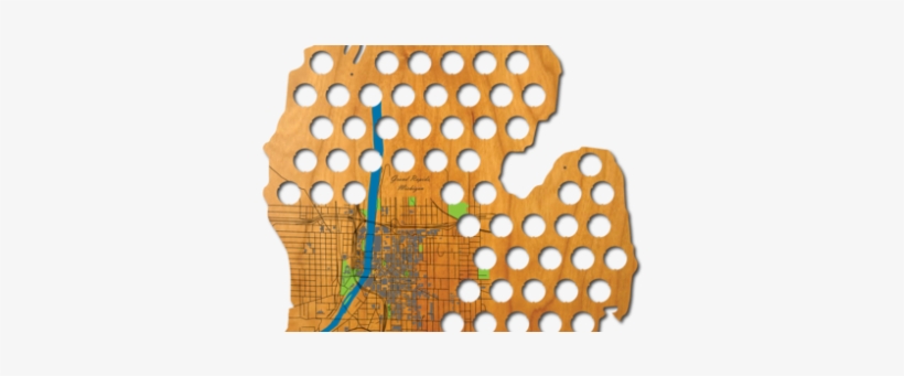 Beer Cap Maps Grand Rapids Giveaway - Common Fig, transparent png download