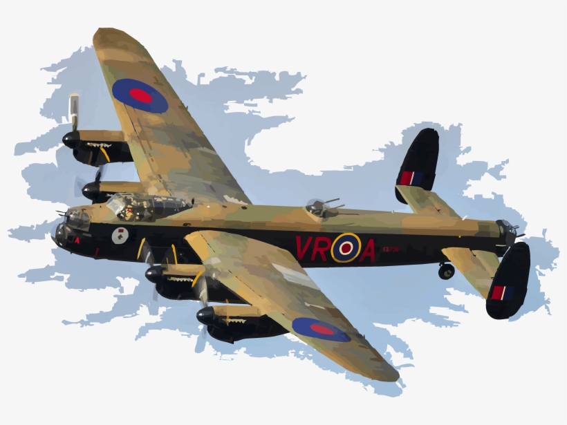 Lancaster Bomber - T-shirt, transparent png download
