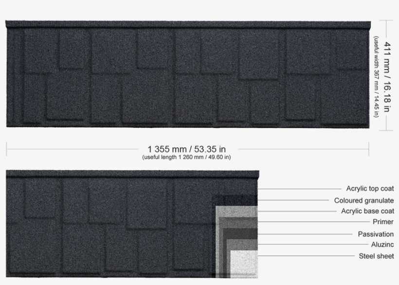 Roof Tiles With Stone Granulate Color Sand - Sand, transparent png download