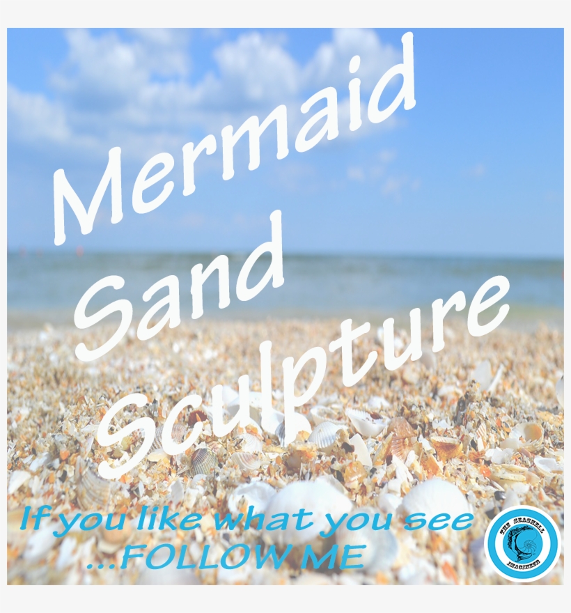 Mermaid Sand Sculpture Sculptures In The Sand Mermaid - Design, transparent png download