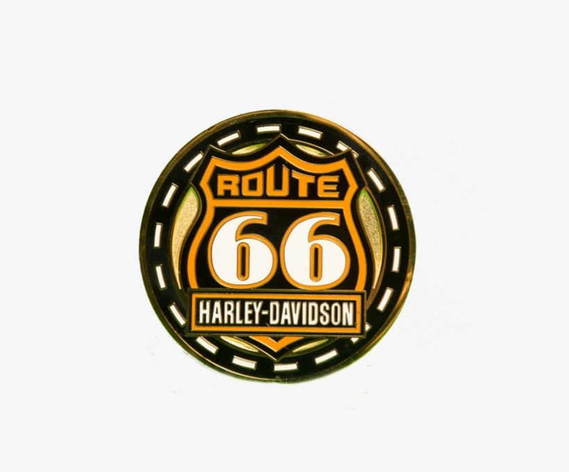 Route 66 Harley-davidson® Challenge Coin - Harley Davidson, transparent png download