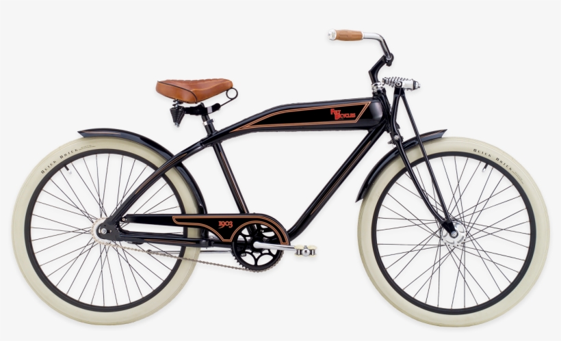 Vintage Bicycle Png - Bicycle With Gas Tank, transparent png download