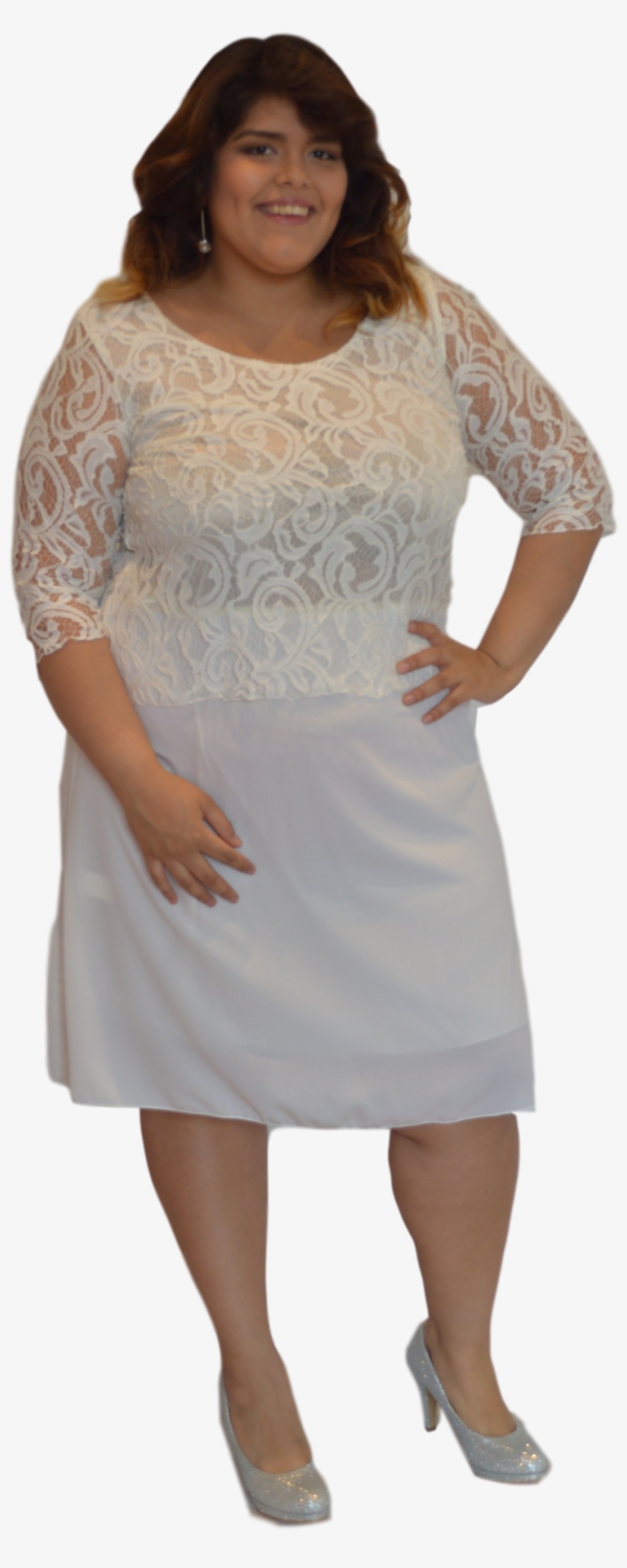 Nº 1 Vestido De Ceremonia - Vestidos De Boda Civil Tallas Grandes PNG Image | Transparent PNG Free Download on