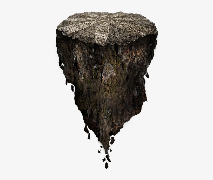 Free Photo Island Levitating Building Floating Fantasy - Montaña Flotante Png, transparent png download