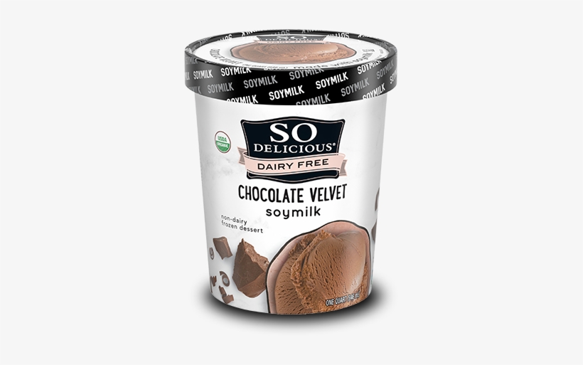 Chocolate Velvet - So Delicious Chocolate Ice Cream Cashew Milk, transparent png download