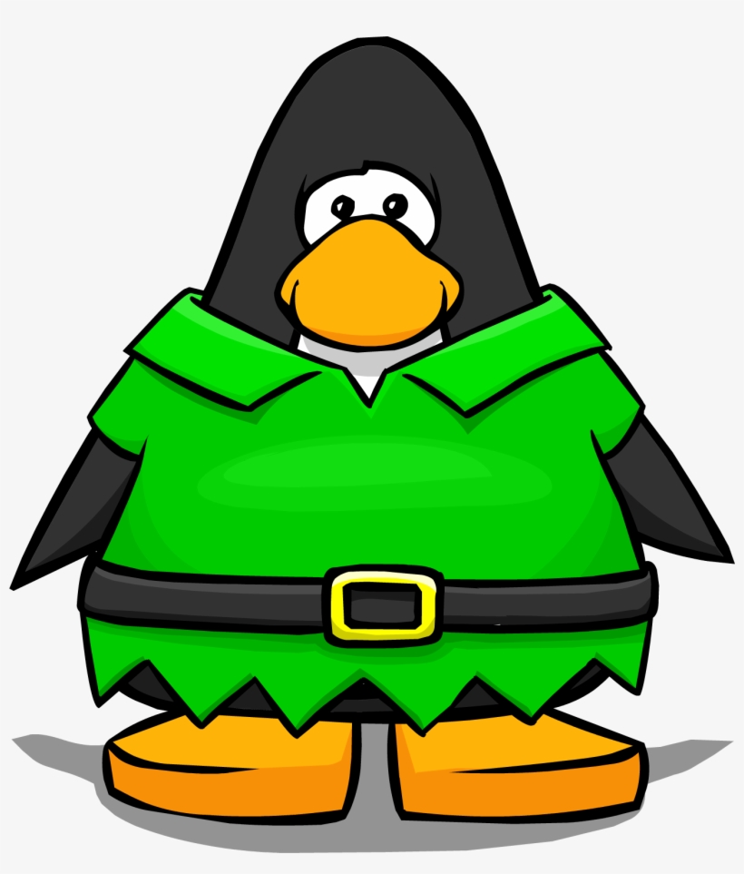 Elf Suit From A Player Card - Club Penguin Blue Tux, transparent png download