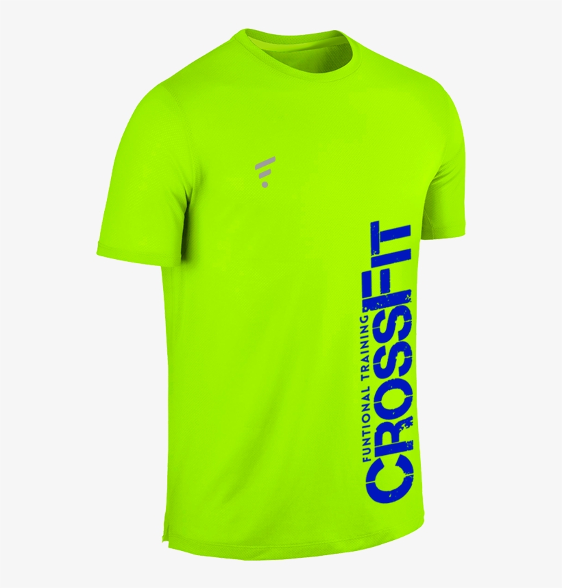 Camiseta Deportiva Faby Sport Neon Con Tecnologia - Crossfit, transparent png download