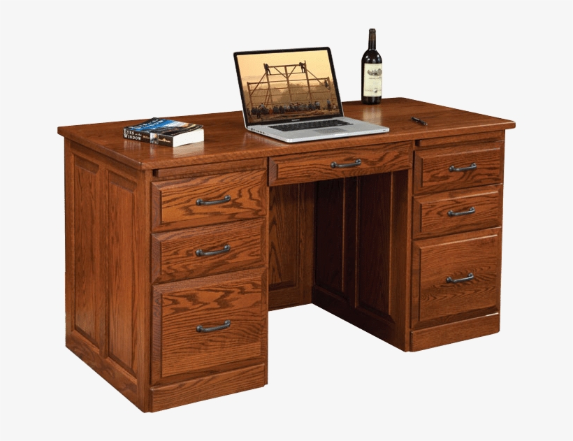 26" X 56" Flat-top Desk - Desk, transparent png download
